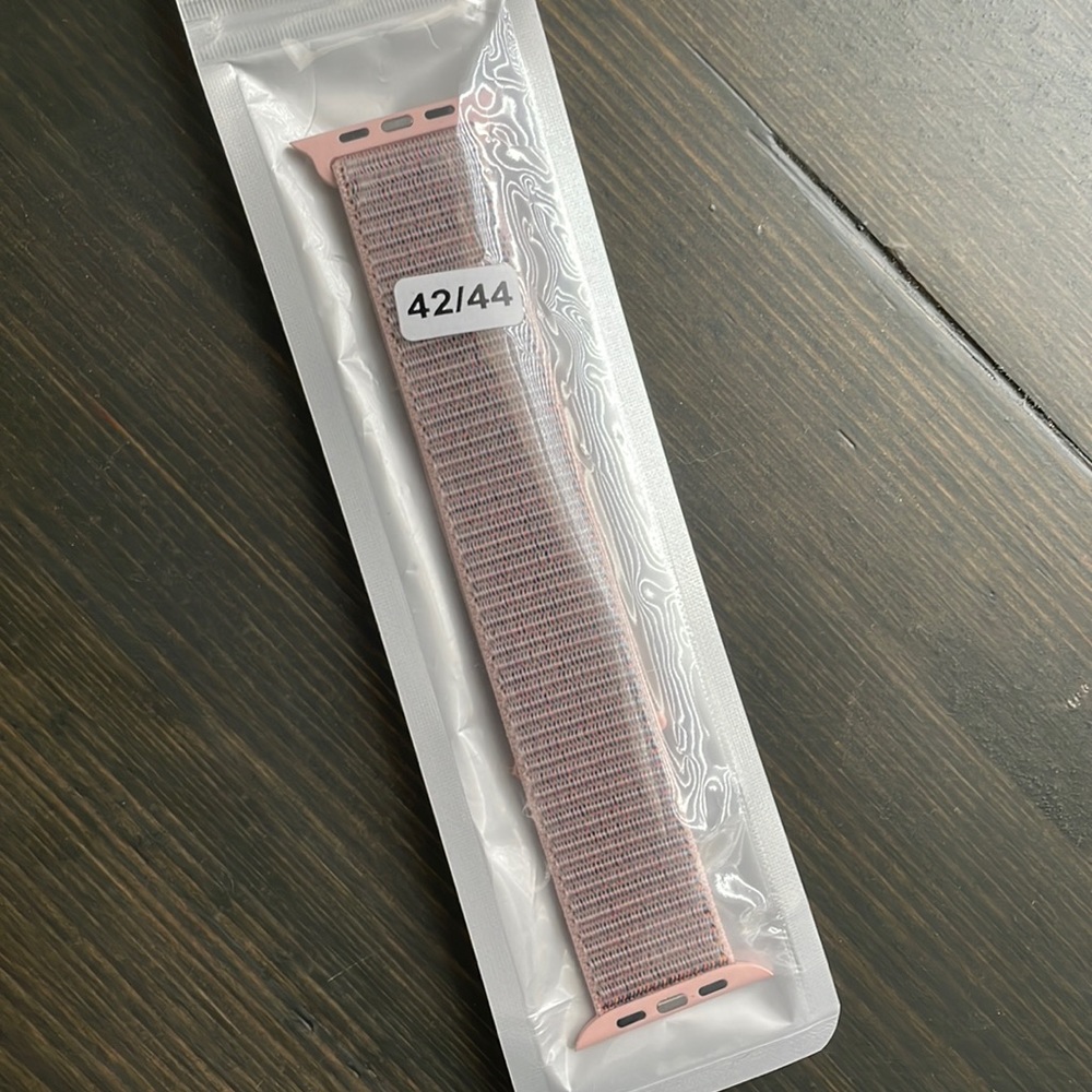 Pastel Pink Apple Watch Band - NWT - stretchy, sport - 42/44